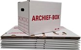 Archiefdozen premium 10 stuks - Dubbelgolf karton - Extra stevige archiefbox - Hoge stapel en draagkracht