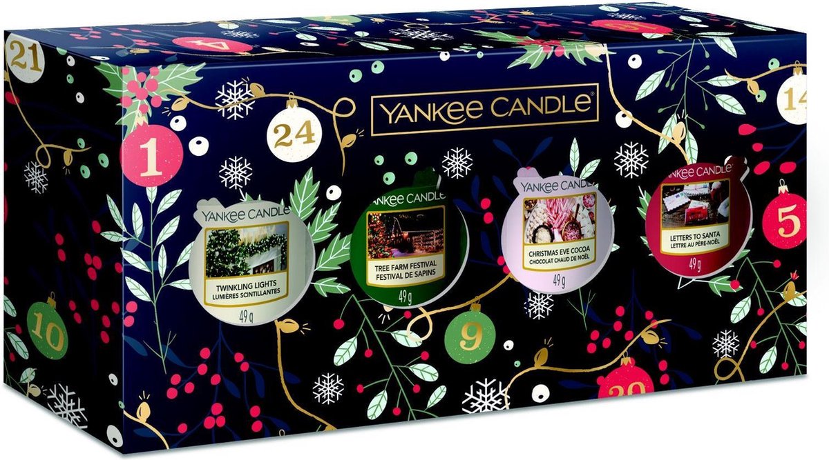 Yankee Candle Countdown To Christmas Geurkaars Giftset - 4 Votive - Yankee Candle