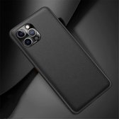 Voor iPhone 11 Pro Shockproof TPU Soft Edge Skinned Plastic Case (Zwart)