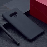 Voor Galaxy Note9 Candy Color TPU Case (zwart)