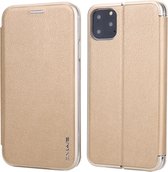 Voor iPhone 11 Pro CMai2 Linglong Series PC + PU horizontale flip lederen tas met houder en kaartsleuf (goud)