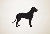 Silhouette hond - Portuguese Pointer - Portugese aanwijzer - S - 45x56cm - Zwart - wanddecoratie