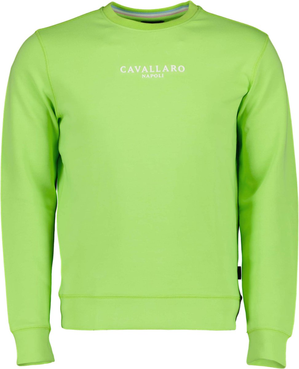 Cavallaro Napoli - Heren Sweater - Gelato Sweat - Licht Groen - Maat XXL
