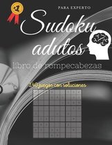 Sudoku para experto adultos -libro de rompecabezas -240 juegos con soluciones