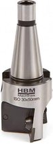 HBM ISO30 vlakfrees met HM wisselplaten 50 mm