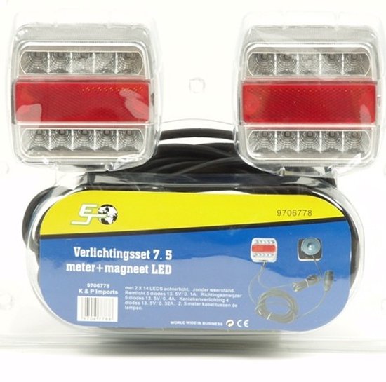 Kit d'éclairage LED + aimant câble 7,5 mètres