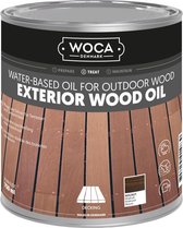 Onderhoudsolie Buiten - Woca - Exterior oil - Voor houten oppervlak - Walnoot kleur - 0,75 L