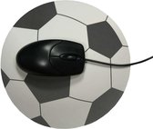 Voetbal Muismat | Computer antislip muis mat Ø 20 cm