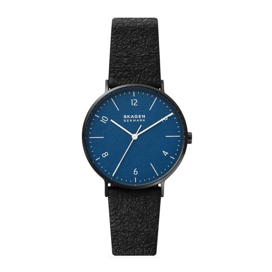 Skagen Aaren Naturals Horloge - Skagen Herenhorloge - Zwart - diameter 40 mm - roestvrij staal