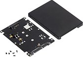 M.2 NGFF SSD naar 2,5 inch SATA III adapterkaart met deksel