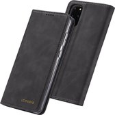 Voor Galaxy S20 LC.IMEEKE LC-002-serie Skin Hand Feeling PU + TPU horizontale flip lederen tas met houder en kaartsleuf en portemonnee (zwart)