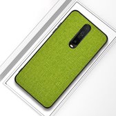 Voor Xiaomi Redmi K30 schokbestendige stoffen beschermhoes (groen)
