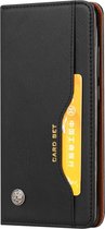 Kneed Skin Texture Horizontaal Flip Leren Case voor HUAWEI Nova3i / P Smart +, met Fotolijst & Houder & Kaartsleuven & Portemonnee (Zwart)