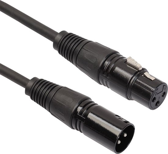 Câble blindé MIC 3 m 3 broches XLR mâle à XLR femelle Câble audio  microphone | bol.com