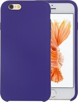 Pure Color Liquid Silicone + PC Shockproof Defender Case voor iPhone 8 & 7 (Dark Purple)