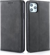 Voor iPhone 11 Pro Diaobaolee Gemini magnetische gesp horizontale flip lederen tas met houder en kaartsleuven (zwart)