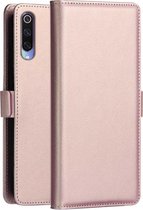 DZGOGO MILO-serie PC + PU horizontale flip lederen tas voor Xiaomi Mi 9, met houder en kaartsleuf en portemonnee (rose goud)