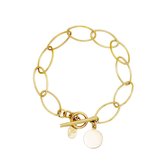 Armband Tess- schakel- stainless steel