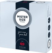 Mister Size - MISTER.SIZE 60 mm Condooms 36 stuks - Glijmiddel - Condooms - Vibrator - Penis - Buttplug - Sexy - Tril ei - Erotische - Man - Vrouw - Heren - Dames