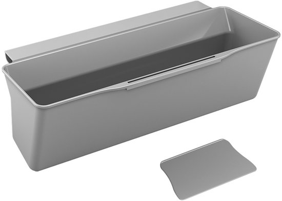 Metaltex - Clean Tex - Afvalbak aanrecht - Ophang Prullenbak - Keuken Prullenbak - 2,4 l van Merkloos — afbeelding 5