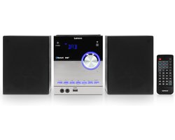 Lenco MC-150 - Stereo set met DAB, Bluetooth®, AUX en USB-aansluiting - Zwart