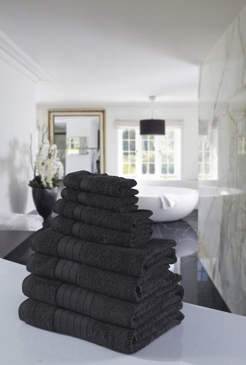 Luxe 8-delige Handdoekenset