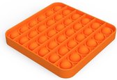 Pop It Fidget Toy - Oranje - Vierkante Vorm