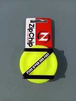 Zipchip official - Geel - frisbee mini -  buiten speelgoed - pocket disk