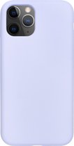 BMAX Siliconen hard case hoesje voor iPhone 11 Pro / Hard Cover / Beschermhoesje / Telefoonhoesje / Hard case / Telefoonbescherming - Lichtpaars