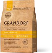 Grandorf 4 meat& brown rice adult mini breeds 3kg