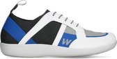 Wolky Veterschoenen Base antraciet/royal blauw kunststof