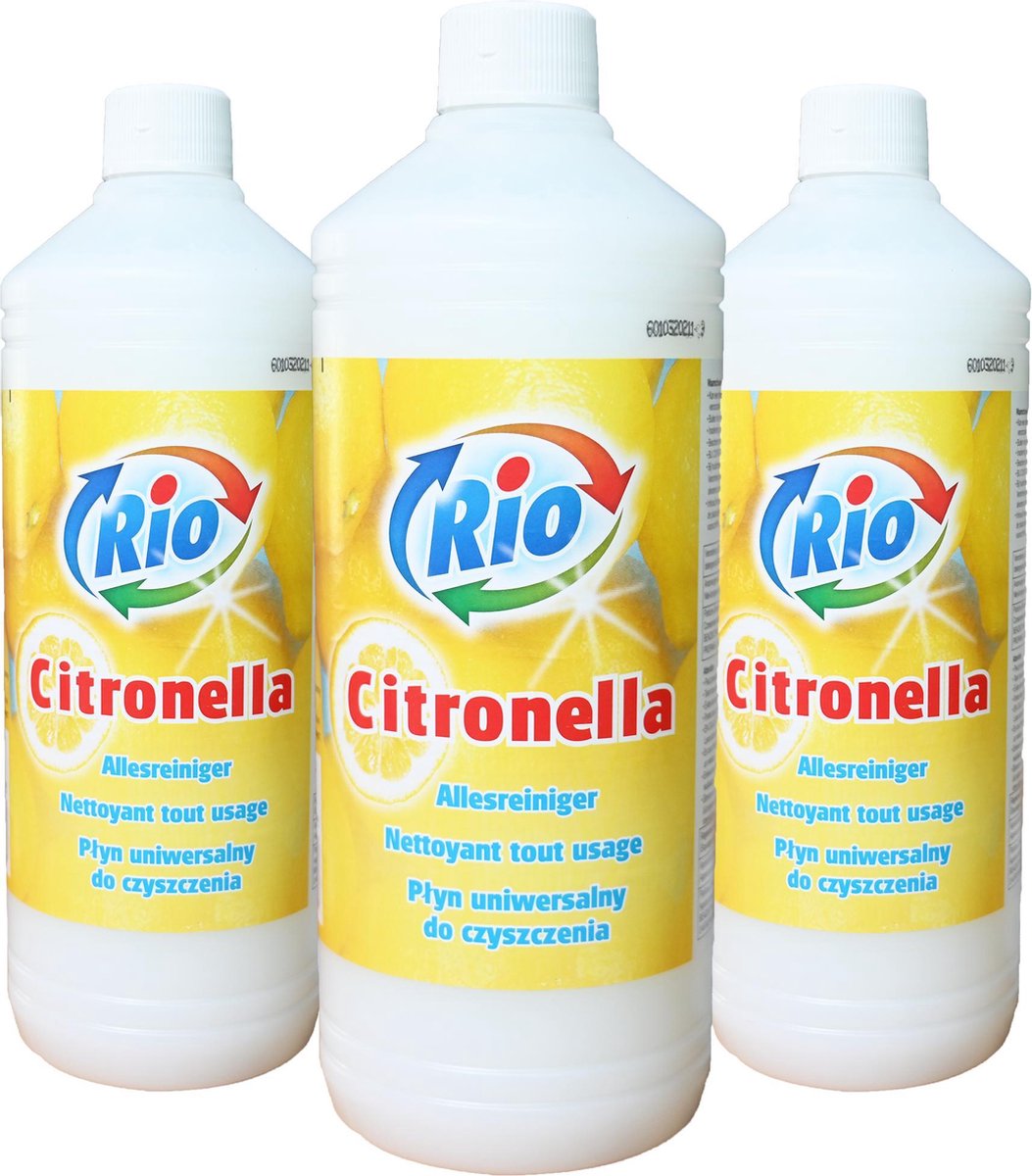 Allesreiniger Rio Citronella 3x1 Liter | bol
