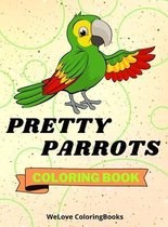 Pretty Parrots Coloring Book