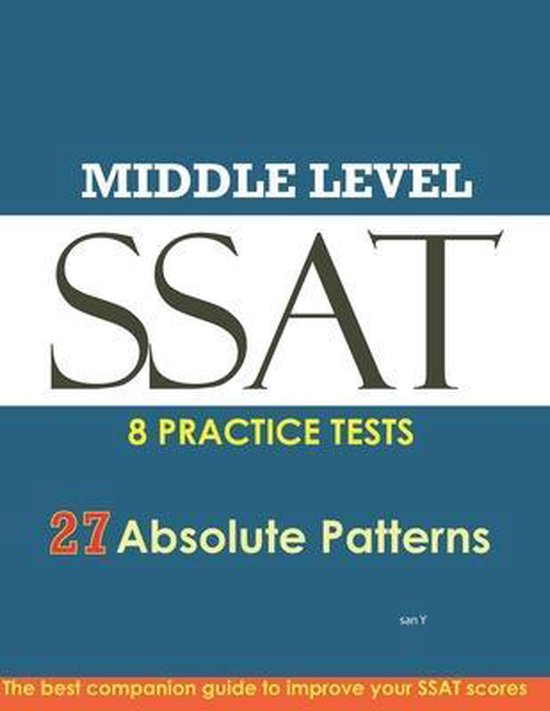 Absolute Patterns- SSAT Absolute Patterns, San Y | 9781983593581 ...