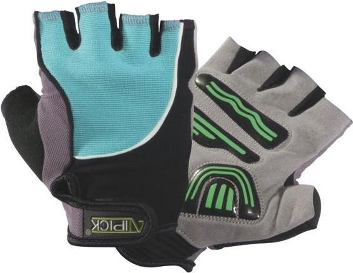 Atipick Fitness-handschoenen Tono Elastaan/katoen Aqua Maat S