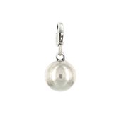 Biba bedel zilverkleurig Ball - Sieraden sjoppie