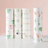 ✿BrenLux Bamboe keukenpapier  - Herbruikbare keukenrol - Schoonmaakdoeken herbruikbaar - 100% plastiekvrij - Milieuvriendelijk - Eco keukenrol - 50 VELLEN  uitspoelbaar keukenrol -
