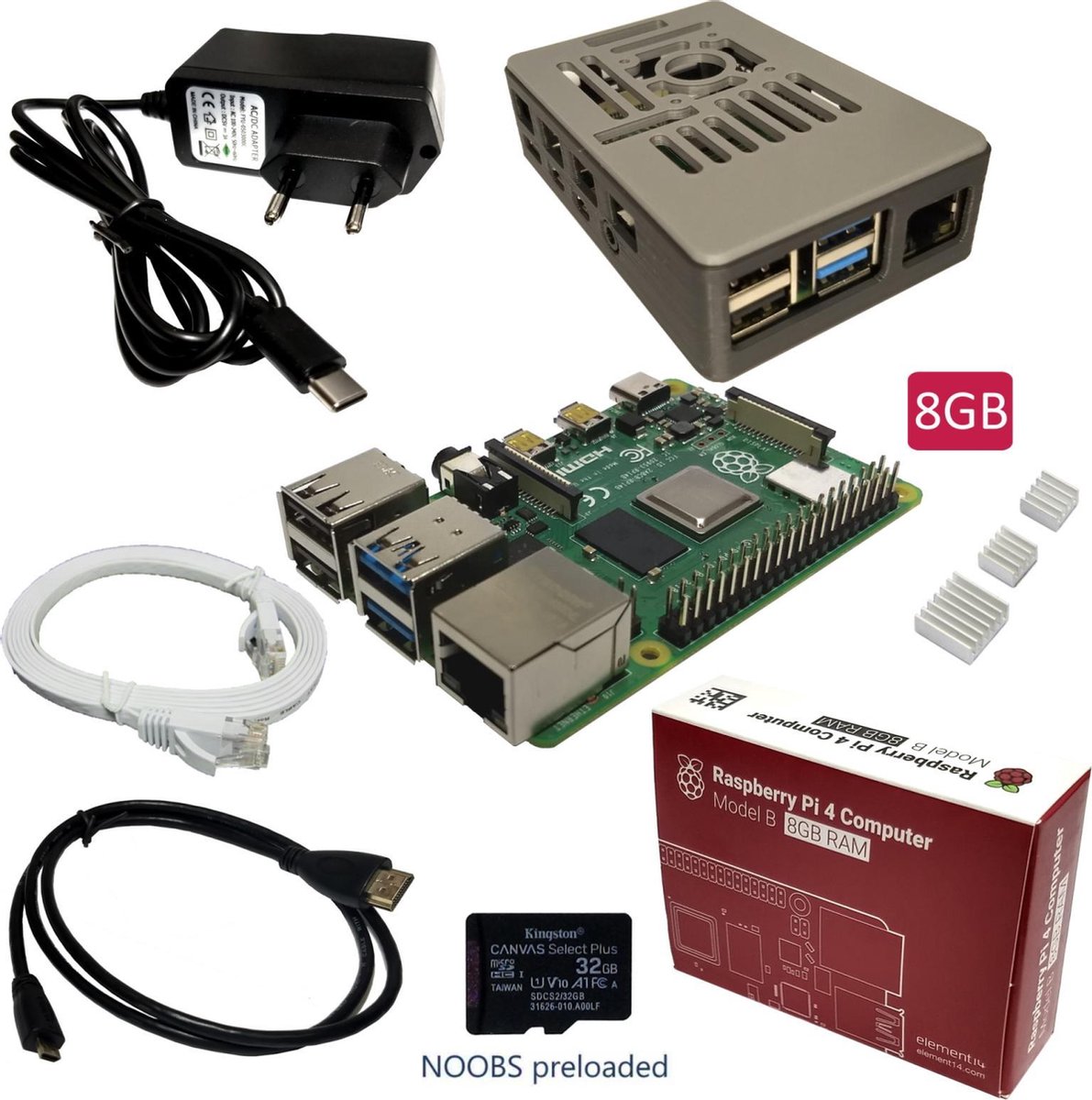 STARTER KIT FOR RASPBERRY PI 4の+aethiopien-botschaft.de