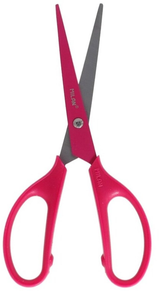 Milan Schaar Acid 17 Cm Staal Roze