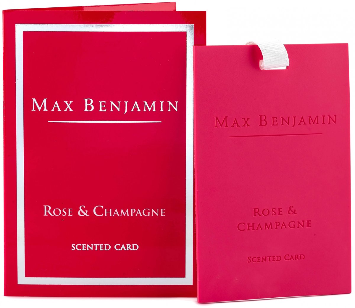 Max Benjamin Geurkaart Rose & Champagne 10 Cm Papier Rood
