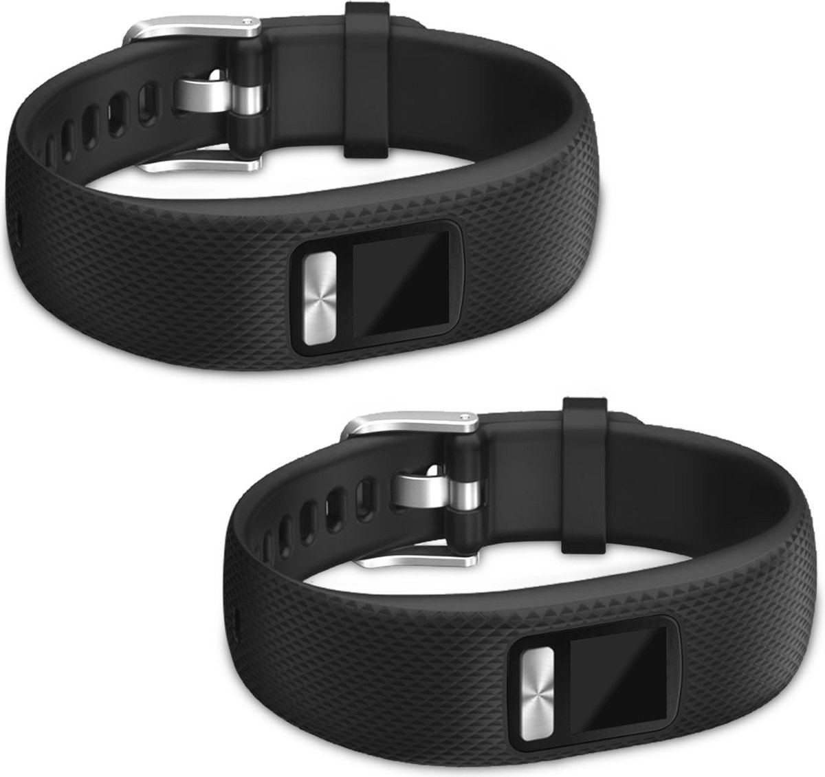 Bracelet De Rechange En Silicone Pour Garmin Vivofit 4 - Lot De 2 Bracelets Réglables (couleur Variable)