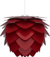 Umage Aluvia Medium hanglamp ruby red - met koordset wit - Ø 59 cm