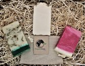 OrganicCare Cadeau set handgemaakte olijfoliezeep 3st serie A