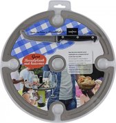 Borrelplank met kaasmes - Gero - BK Cookware - borrelplank op wijnfles