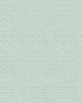 Ton sur ton behang Profhome DE120034-DI vliesbehang hardvinyl warmdruk in reliëf gestempeld tun sur ton glimmend groen pastelturquoise 5,33 m2