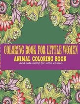 Coloring book for little women: