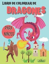 Libro de colorear de dragones para ninos