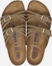 Birkenstock Granada Soft slippers beige - Maat 42