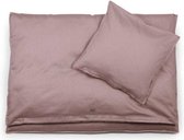 Dekbedset Junior - Saga Copenhagen - Deep Rose - 100x140cm - biologisch satijn