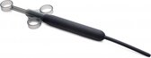 Silicone Ribbed Lube Launcher - Black